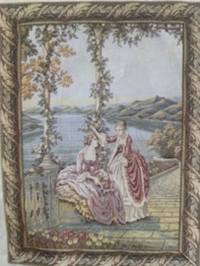 41077 - Two Ladies - Overlooking the Lake